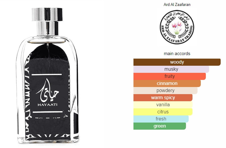 HAYAATI BY ARD AL ZAAFARAN - 100ML